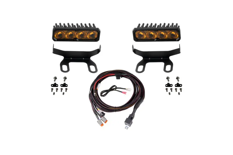 Diode Dynamics 2013-2018 Ram 1500 Ram Standard Ss6 Max Led Kit Yellow Driving 3000K 1
