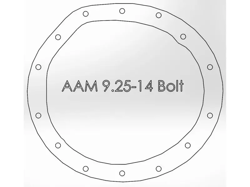 Afe Power Front/Rear Diff Cover Kit W/ Oil 2003-2013 Dodge L6 Trucks (Aam 9.25-2014 & Aam 11.5-14) 2