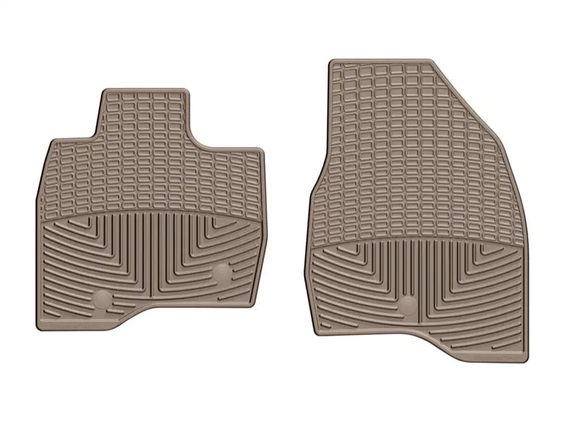 Weathertech 17+ Ford Explorer Front Rubber Mats - Tan 1