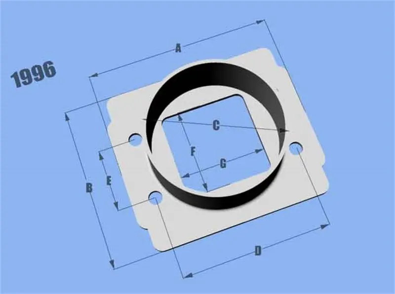 Vibrant Maf Sensor Adapter Plate Toyota W/ Bosch Maf Sensor W/ 3In Id Filter Only 1