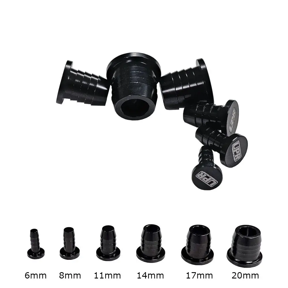 Upr Billet Vacuum Hose Plug 1/4 (6Mm)-Black 1