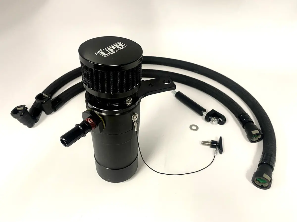 Upr 2015-2020 Ford F-150 5.0 Dual Inlet Breather Tank - Satin 1