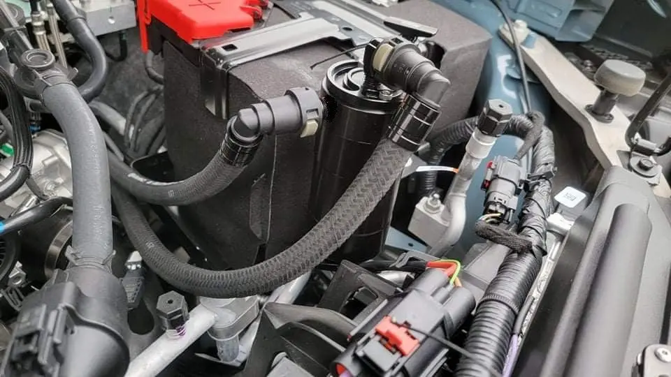 Upr 2021 Chevy Bronco 2.3L Catch Can - Black 1