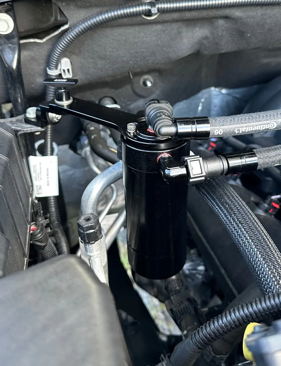 Upr 2019-2025 Chevy 2500 Heavy Duty 6.6L Gas Sv Catch Can-Black 1