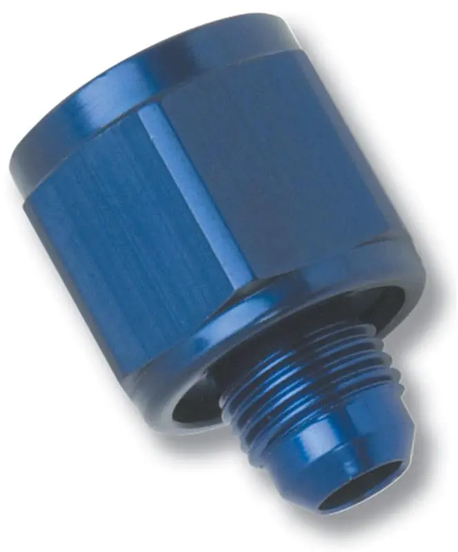 Russell Performance Blue Anodized -12 Tube Coupling Nut W/ Flared Reducer To -10 An Male 1