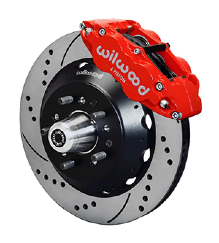 Wilwood Ford Mustang 1965-1969 Front Brake Kit V8 Drum Spindle 1