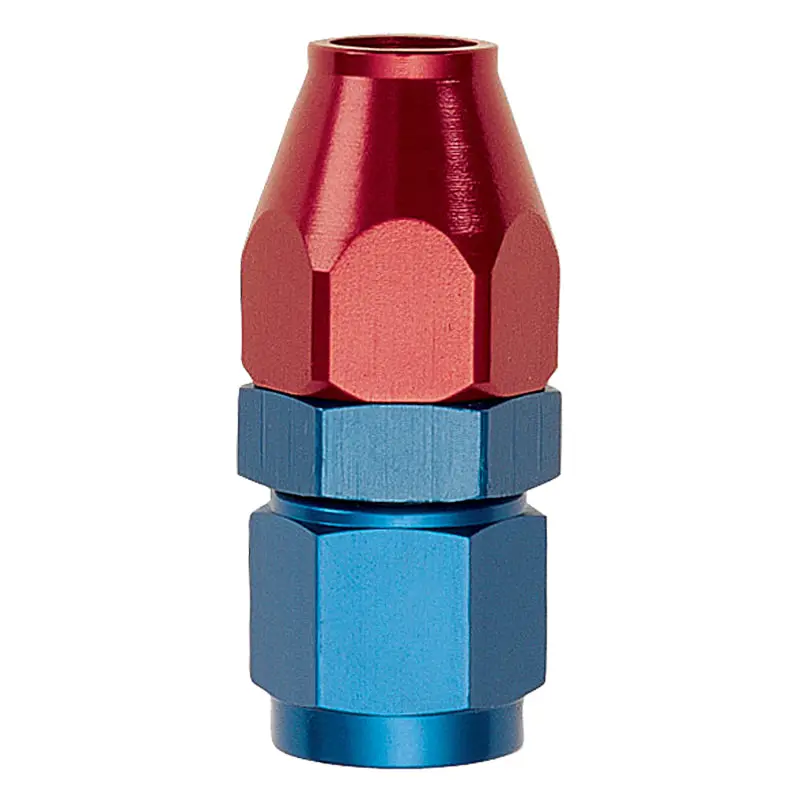 Russell Performance Red/Blue -8 An Male 37 Degree To 1/2In Aluminum Tube 1