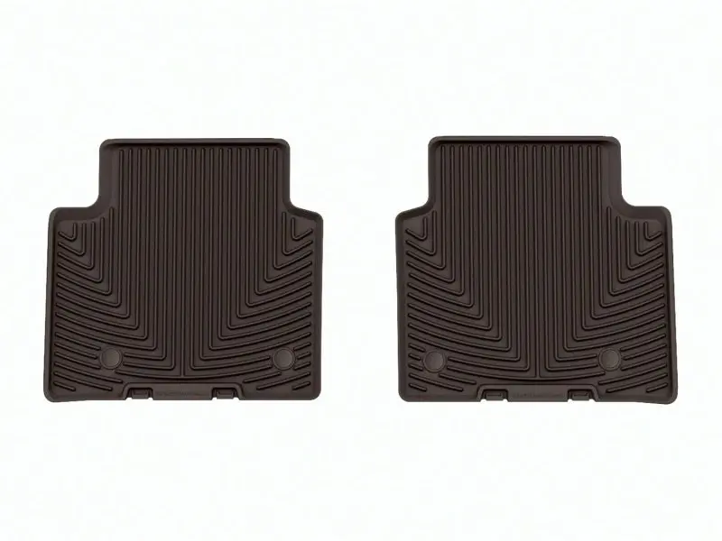 Weathertech 2022-2023 Jeep Cherokee Wl (Includes 2022 4Xe) Rear Rubber Mats - Cocoa 1