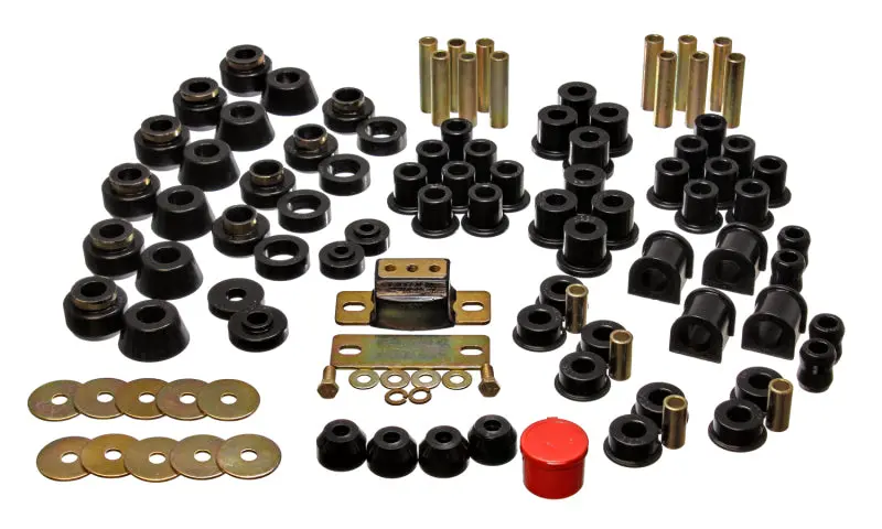 Energy Suspension 87-95 Jeep Wrangler Yj Black Hyper-Flex Master Bushing Set 1