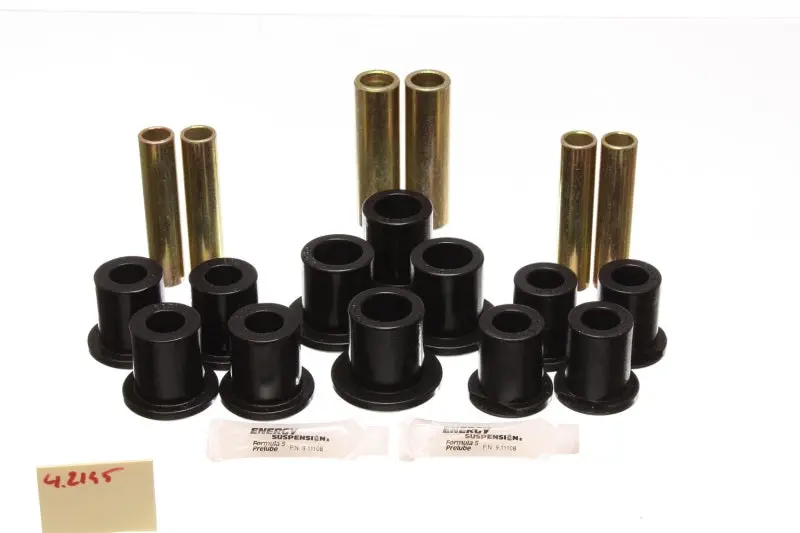 Energy Suspension Fd Rr Spring Bush Set Complete - Black 1