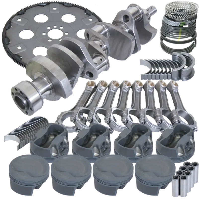 Eagle Chevy 350 1Pc 3.750In Crank 6.000In I-Beam Rod 4.030In Pistons 168 Tooth Fp Balanced Assembly 1