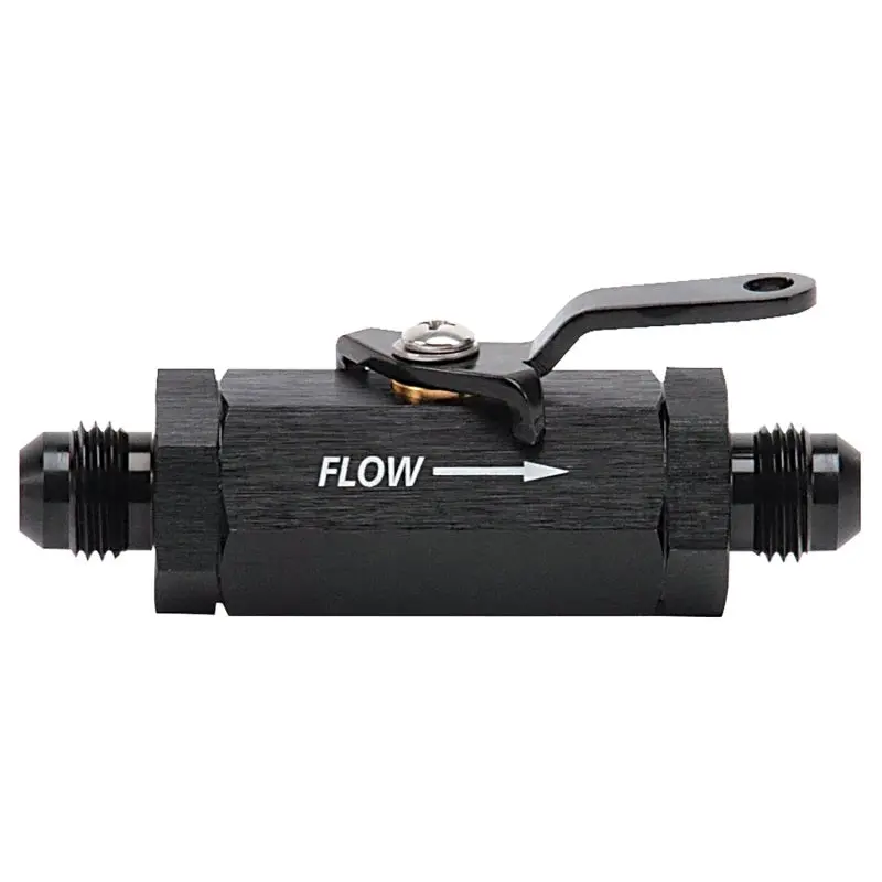 Russell Performance Shutoff Valve -6 An Male Black Finish 1