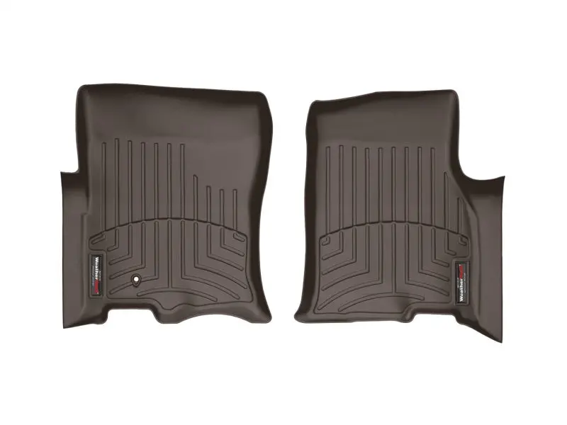 Weathertech 07-14 Ford Expedition Front Floorliners - Cocoa 1