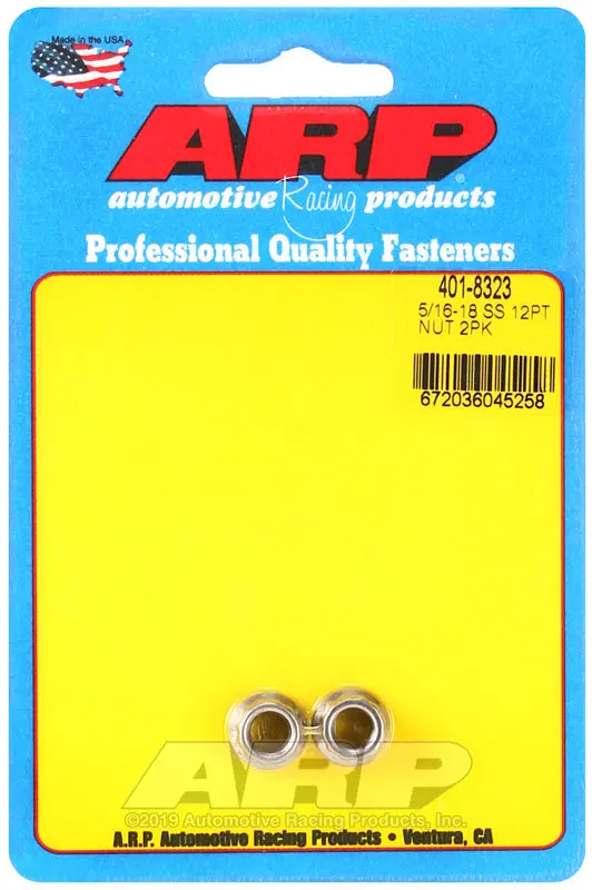 Arp 5/16-18 Ss 12Pt Nut Kit 1