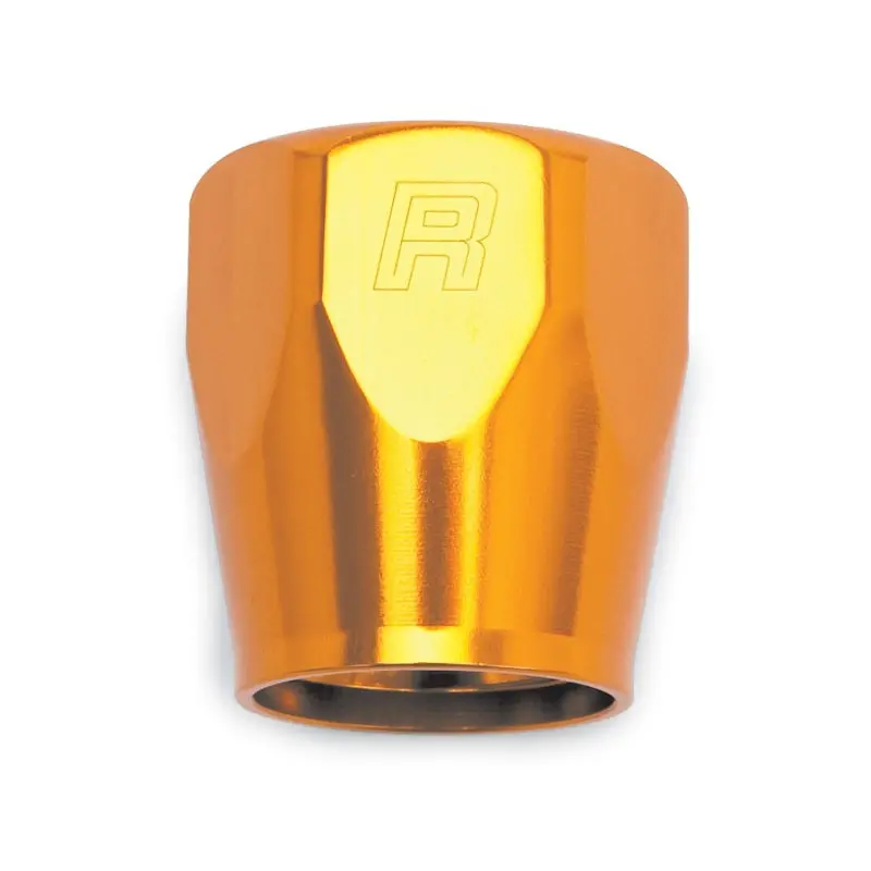 Russell Performance 2-Piece -6 An Anodized Full Flow Swivel Hose End Sockets (Qty 2) - Orange 1