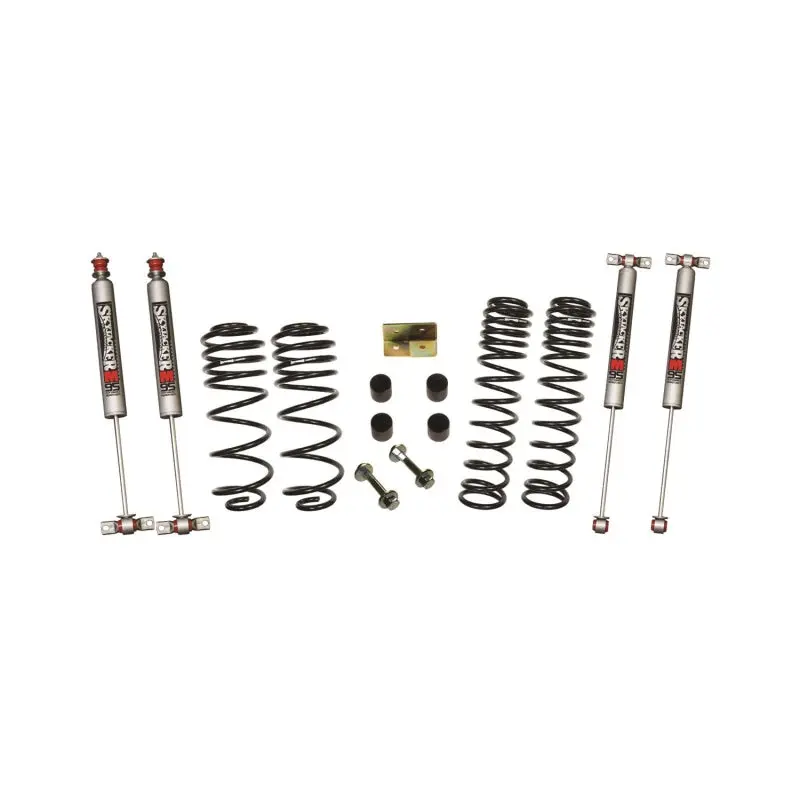 Skyjacker Wrangler Tj/Lj 2.5In Dual Rate Long Travel Front & Rear Kit W/ M95 Monotube Shocks 1