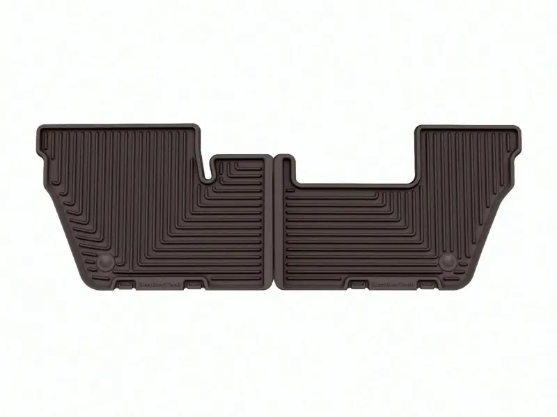 Weathertech 2021-2023 Jeep Cherokee L Rear Rubber Mats - Cocoa 1