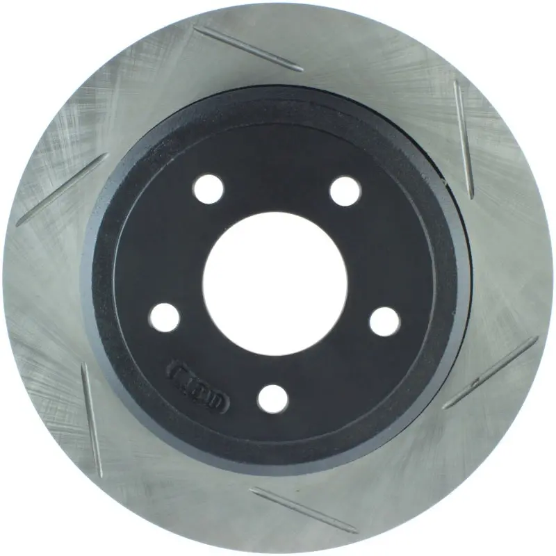 Stoptech Power Slot 2003-2008 Ford Crown Victoria/Grand Marquis Rear Left Slotted Rotor 1