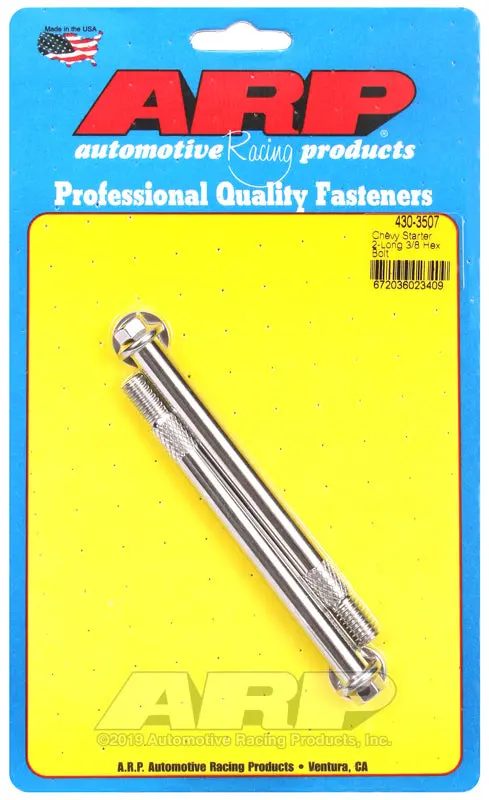 Arp Chevy W/ 2 Long 3/8 Starter Bolt Kit 1