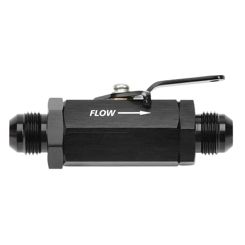 Russell Performance Shutoff Valve -10 An Male Black Finish 1