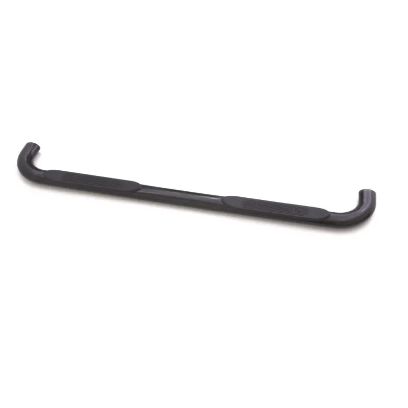 Lund 94-02 Dodge Ram 2500 Quad Cab 4In. Oval Curved Steel Nerf Bars - Black 1