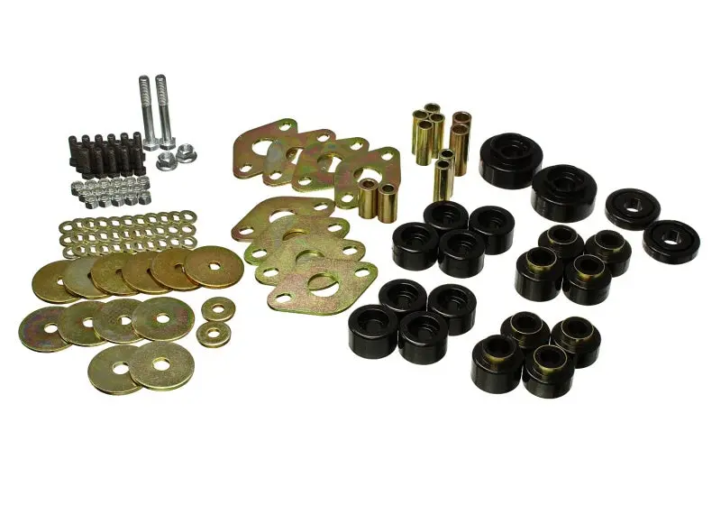 Energy Suspension 18-20 Jeep Wrangler Jl Body Mount Set With Hardware - Black 1