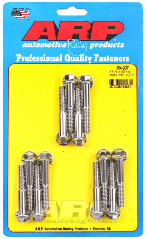 Arp Ford Ss Hex Intake Manifold Bolt Kit 1