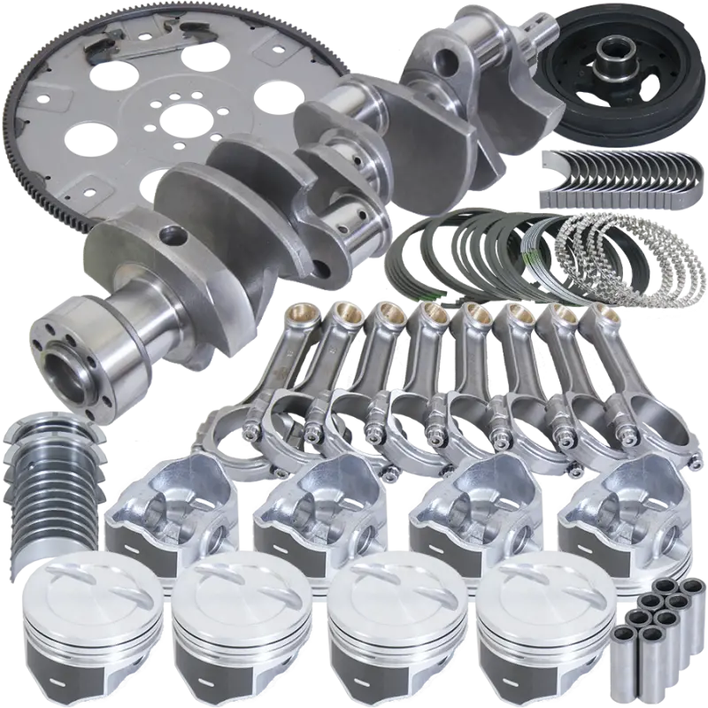 Eagle Chevy 350 1Pc 3.750In Crank 5.700In I-Beam Rods 4.060In Pistons 168 Tooth Fp Balanced Assembly 1