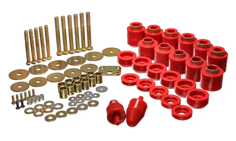 Energy Suspension 1In Body Lift Kit - Red 2