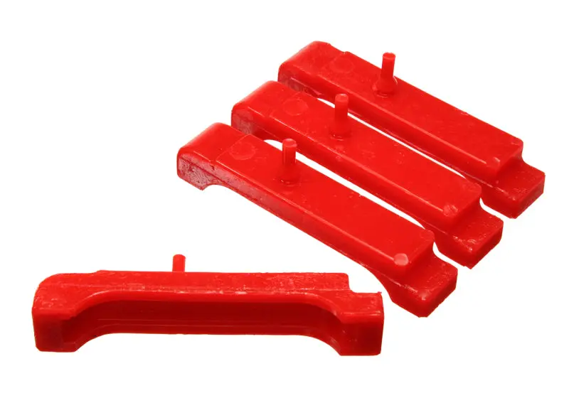 Energy Suspension Gm Bbc Red Radiator Isolator Pad Set - 4 Row 1