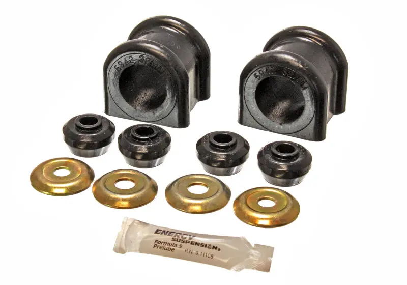Energy Suspension 2006-08 Dodge Ram 1500/2500/3500 4Wd 32Mm Black Front Sway Bar Bushing Set 1