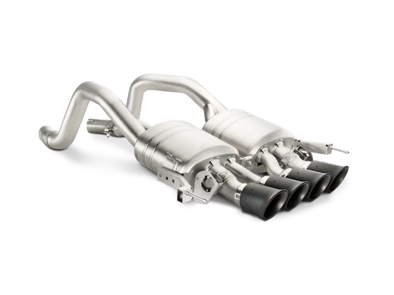 Akrapovic 14-17 Chevrolet Corvette Z06 (C7) Slip-On Line (Titanium) W/ Carbon Tips 1