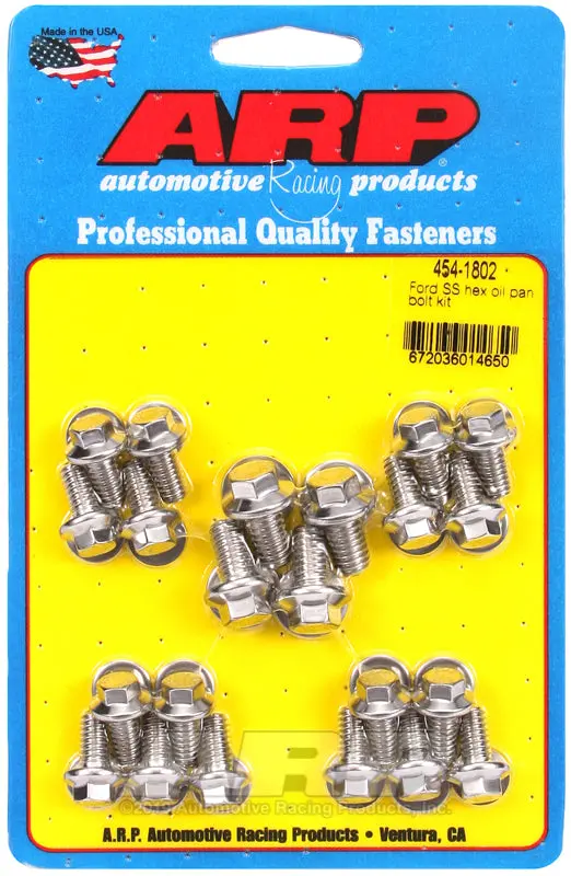 Arp Ford Ss Hex Oil Pan Bolt Kit 1