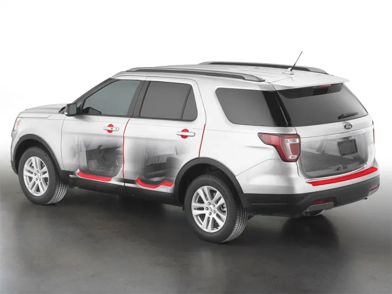 Weathertech 11-15 Ford Explorer Scratch Protection - Transparent 1