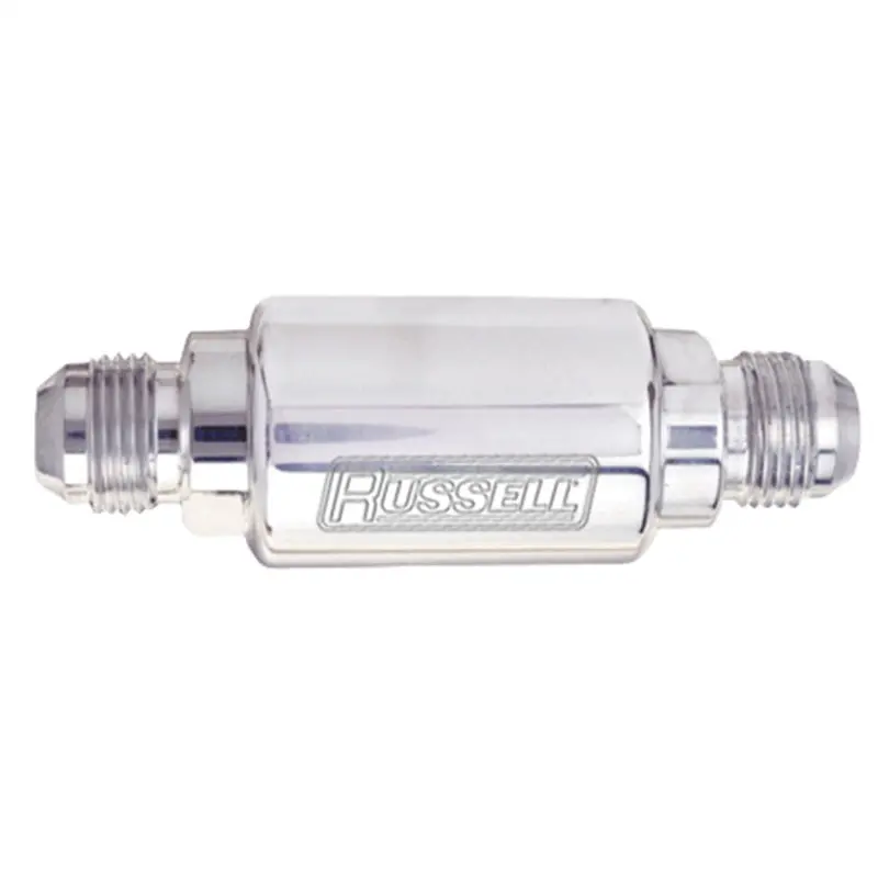 Russell Performance Polished Alum. (3-1/4In Length 1-1/4In Dia. -8 X 3/8In Male Npt Inlet/Outlet) 1