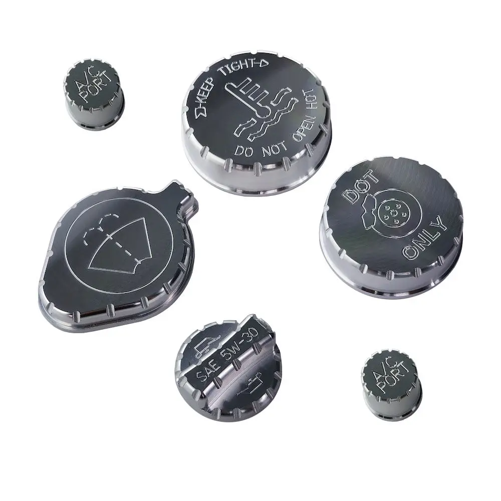 Upr 2020 Chevy Bronco 2.3 Engine Cap Cover Package 6 Piece - Black 1