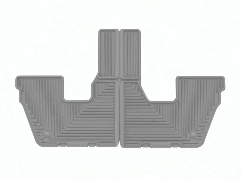 Weathertech 2021-2023 Jeep Cherokee L (6 Passenger Seating) Rear All-Weather Floor Mats - Grey 1