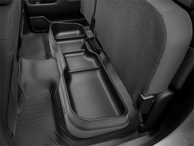 Weathertech 99-06 Chevrolet Silverado Extended Cab Underseat Storage System - Black 1