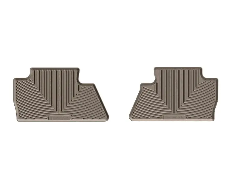Weathertech 14+ Chevrolet Silverado Rear Rubber Mats - Black 2