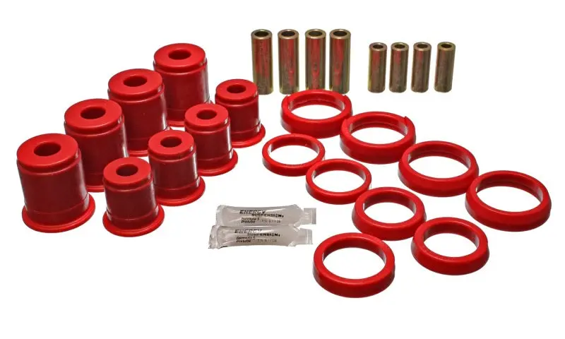 Energy Suspension 84-01 Jeep Cherokee/Wagoneer/Comanche 4Wd Red Front Control Arm Bushings 1