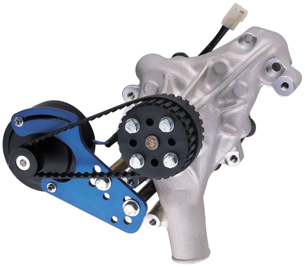 Proform - Engine Water Pump Drive Kit Universal Model Blue Anodized 12 Volt 1