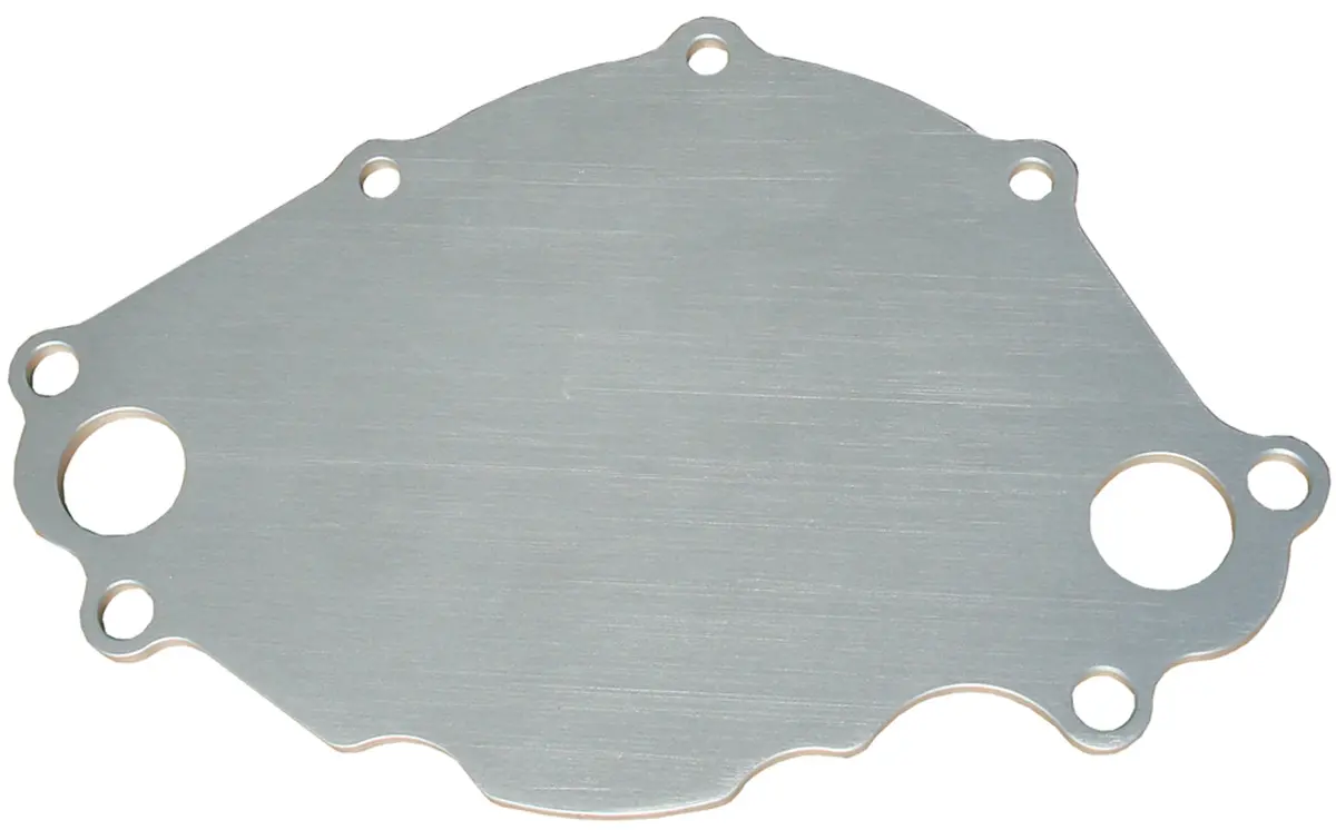Proform - Water Pump Backing Plate Short Block Ford Engines Billet Aluminum Natural Finish 1