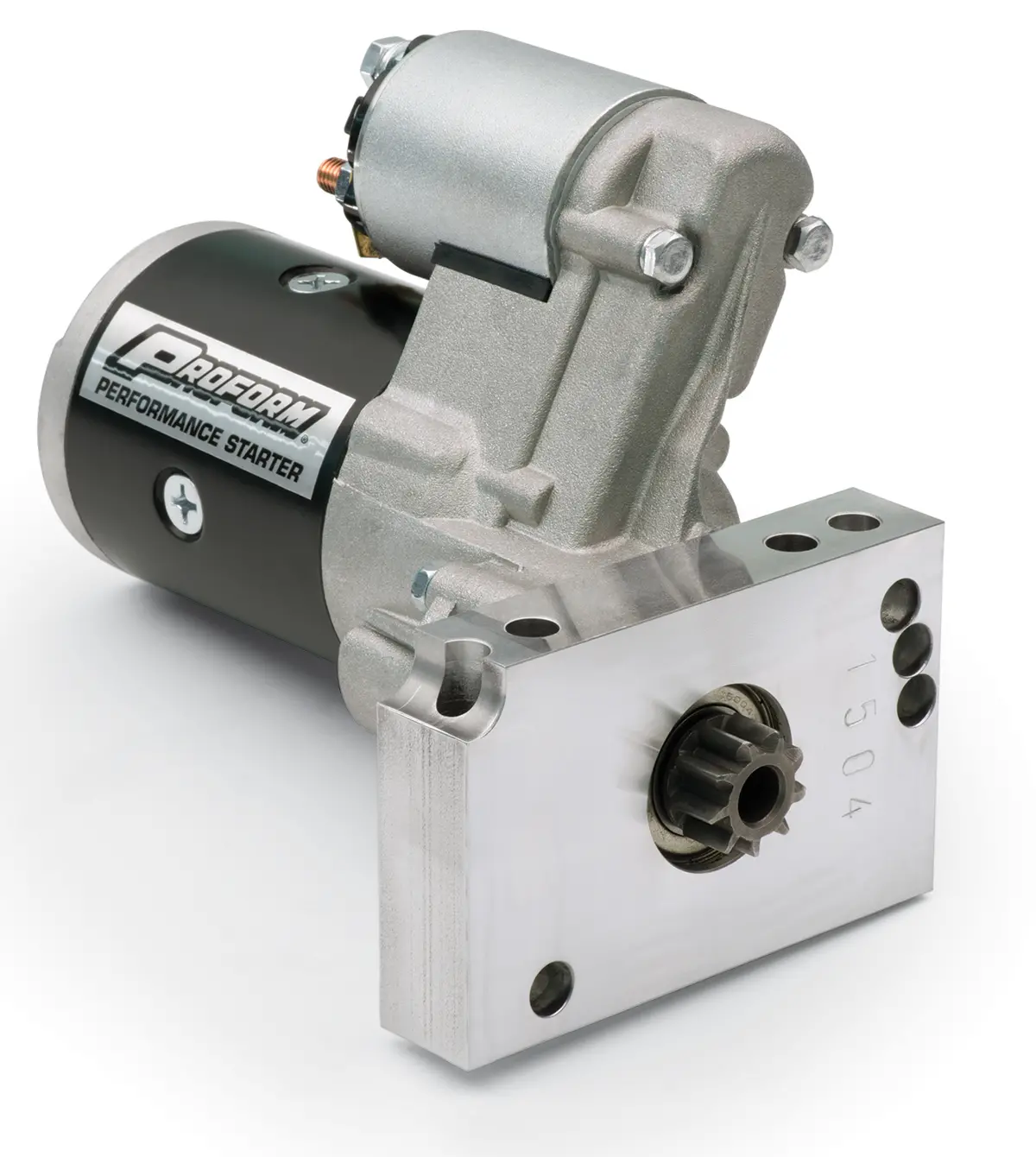 Proform - High-Torque Starter Gear Reduction Type 1.4Kw Fits Chevy V8/V6 Engines Black Powdercoat 1