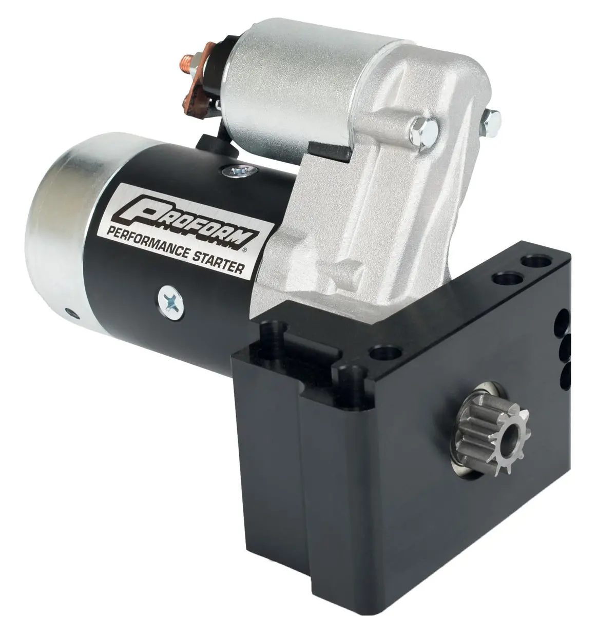 Proform - High-Torque Mini Starter 2.0Kw Fits Chevy V8 Staggered Bolt Mounting Plate 1