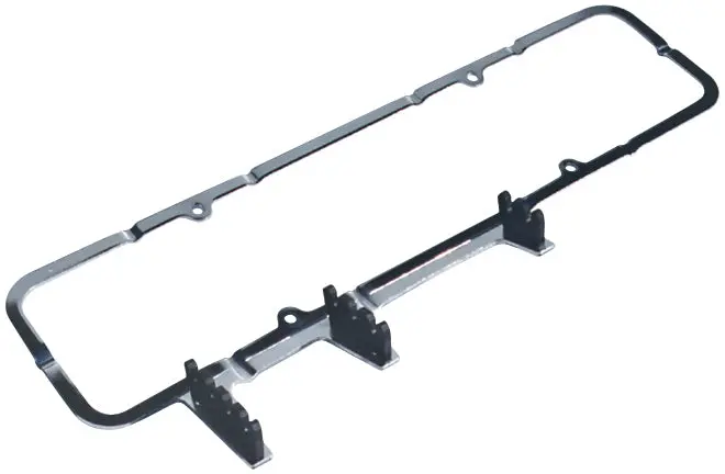Proform - Engine Valve Cover 1 Pc Holdown Clamps W/Wire Looms Blue Fits Small Block Chevy Engines 1