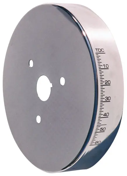 Proform - Engine Harmonic Balancer Cover For Small Block Chevy Using 6-3/4In. Damper Chrome 1