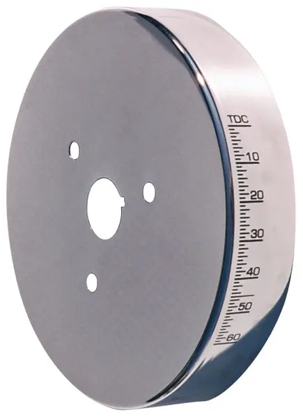 Proform - Engine Harmonic Balancer Cover For Small Block Chevy Using 8In. Damper Chrome 1