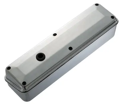 Proform - Engine Valve Covers 2 Piece Tall Style Aluminum Polished No Logos Small Block Chevy No Logos 1