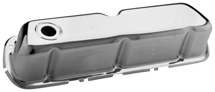 Proform - Engine Valve Covers Stamped Steel Standard Height Chrome W/Baffles Fits Small Block Ford No Logos 1