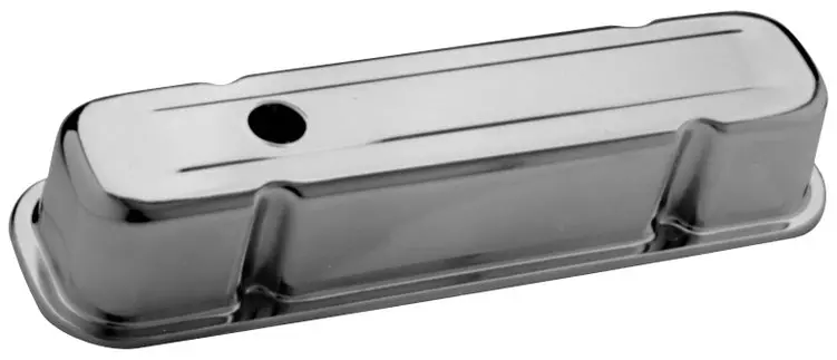 Proform - Engine Valve Covers Stamped Steel Tall Chrome W/Baffles For Pontiac 301-455 No Logos 1